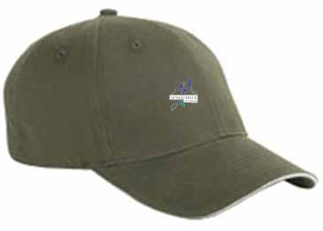 Big Accessories Twill Sandwich Baseball Cap