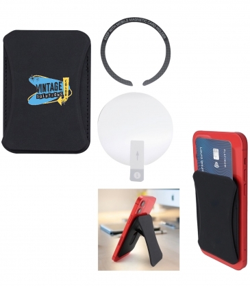 Magnetic Phone Wallet and Stand