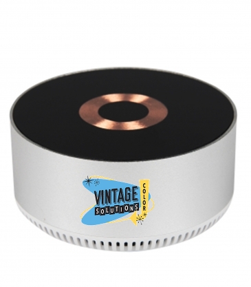 15W Glass Top Wireless Charger & Speaker