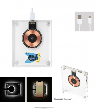 15W Acrylic Light Up Wireless Charger