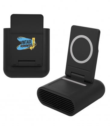 Duet Wireless Charger With Speaker & Phone Stand