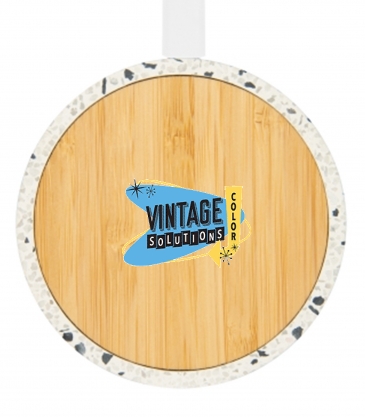 10W Terrazzo & Bamboo Wireless Charger