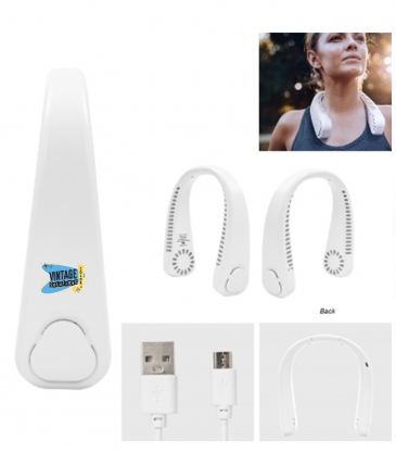 Hands-Free Rechargeable Neck Fan