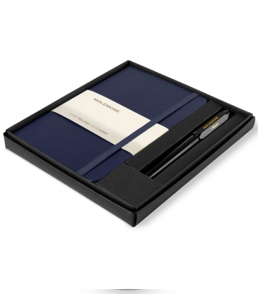Moleskine® Medium Notebook and Kaweco Pen Gift Set