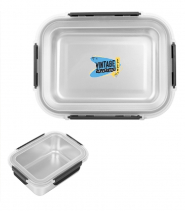 Microwavable Stainless Steel Food Container