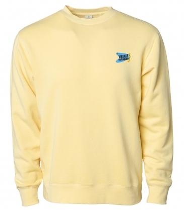 Independent Trading Company Unisex Midweight Pigment Dyed Crew Ne