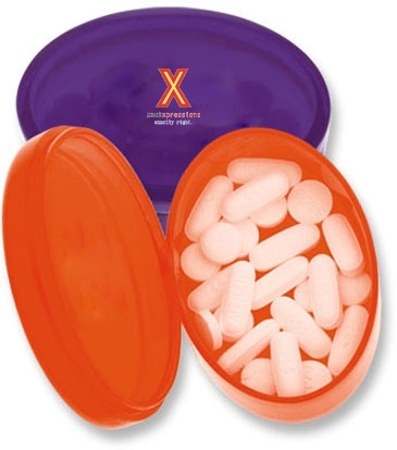 Oval Pill Box