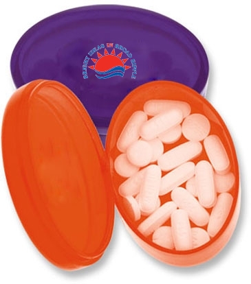 Oval Pill Box