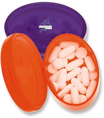 Oval Pill Box