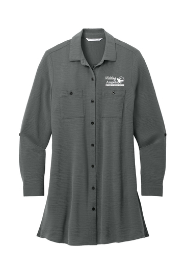 Port Authority® Ladies Textured Crepe Long Tunic