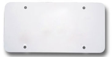 License Plate Insert