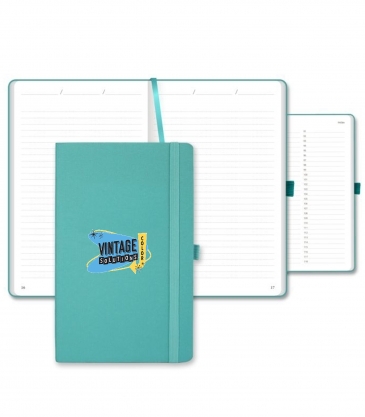 Oceano ECO rPET Medio Lined Recycled White Page Journal