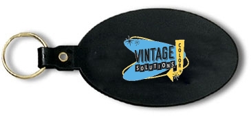 Large Oval Flexible Key Tag