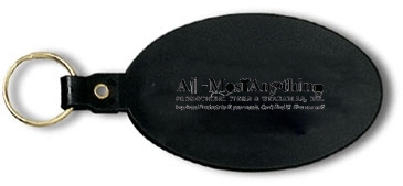 Large Oval Flexible Key Tag