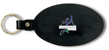 Large Oval Flexible Key Tag