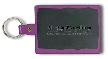 Large Rectangle Flexible Key Tag