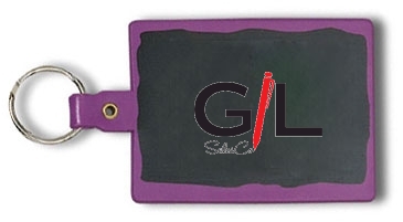 Large Rectangle Flexible Key Tag