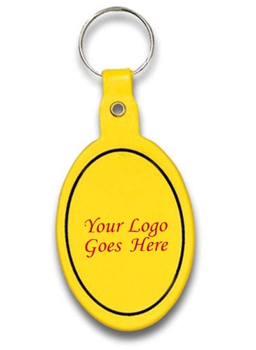 Oval Flexible Key Tag