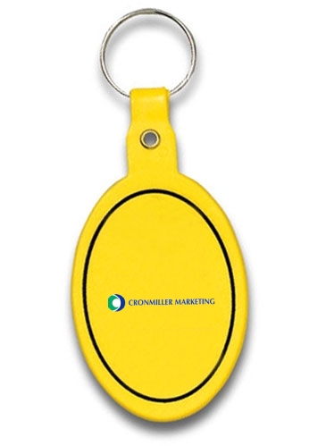 Oval Flexible Key Tag
