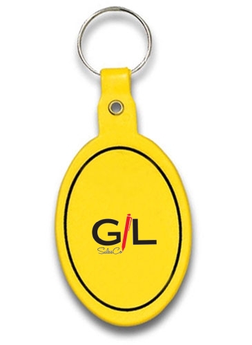 Oval Flexible Key Tag