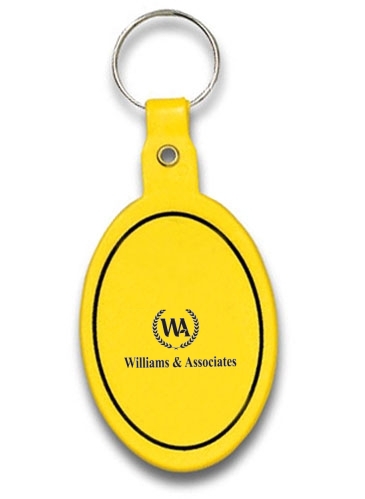 Oval Flexible Key Tag