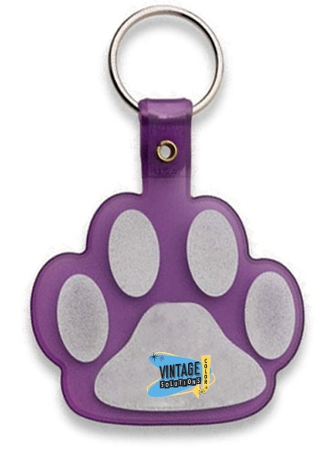 Paw Flexible Key Tag