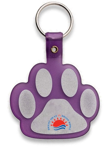 Paw Flexible Key Tag