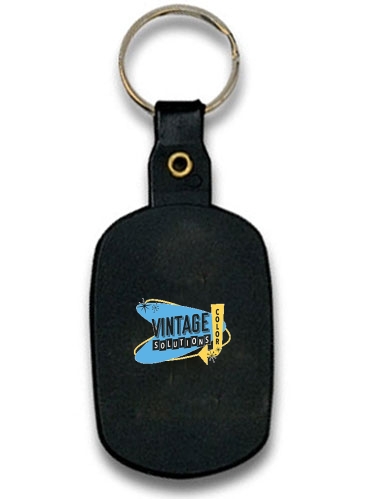 Round Rectangle Flexible Key Tag