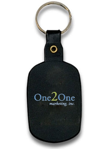 Round Rectangle Flexible Key Tag