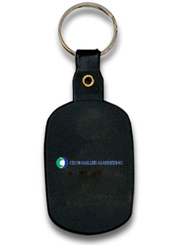 Round Rectangle Flexible Key Tag