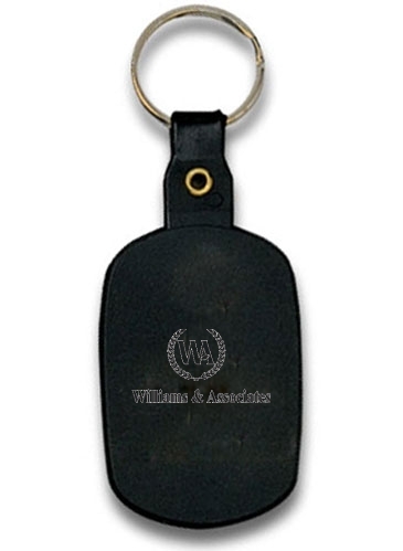 Round Rectangle Flexible Key Tag