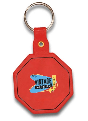 Stop Sign Flexible Key Tag