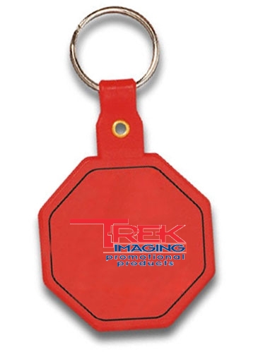 Stop Sign Flexible Key Tag