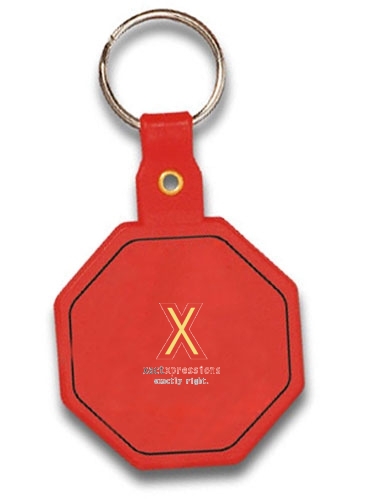 Stop Sign Flexible Key Tag
