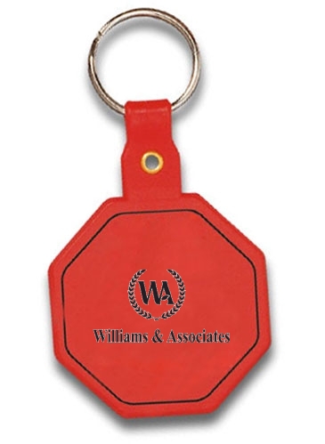 Stop Sign Flexible Key Tag