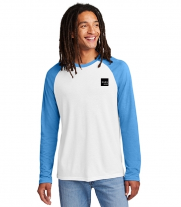 Allmade® Unisex Tri-Blend Long Sleeve Colorblock Raglan