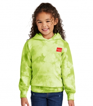 Port & Company® Youth Crystal Tie-Dye Pullover Hoodie