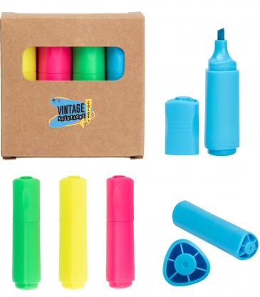 4-In-1 Mini Highlighter Set