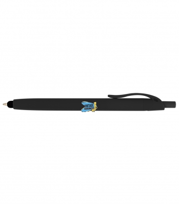 Zinnia Rubberized Pen With Stylus
