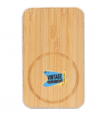 Mag Max Bamboo Wireless Charger Power Bank