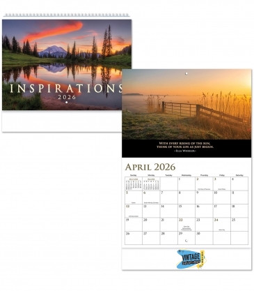 Inspirations Stapled Wall Calendar