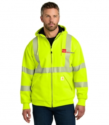 Carhartt® ANSI 107 Class 3 Lined Full-Zip Sweatshirt