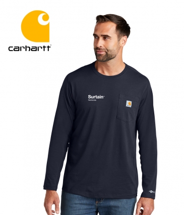 NEW Carhartt Force Long Sleeve Pocket T