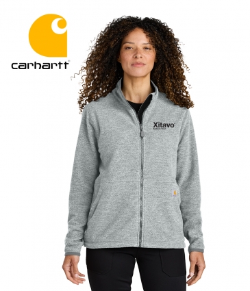 NEW Ladies Carhartt Textured 1/2 Zip Fleece