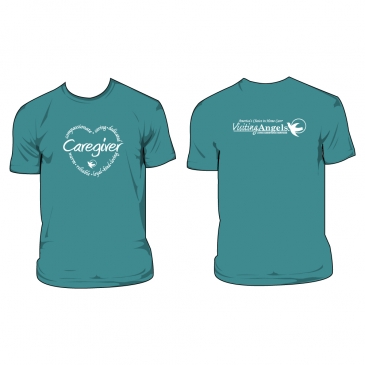 1-COLOR - CAREGIVERS LOGO - District ® Perfect Tri ® Tee