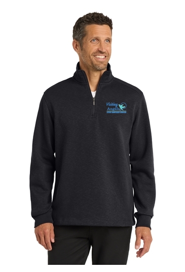 Port Authority® Slub Fleece 1/4-Zip Pullover