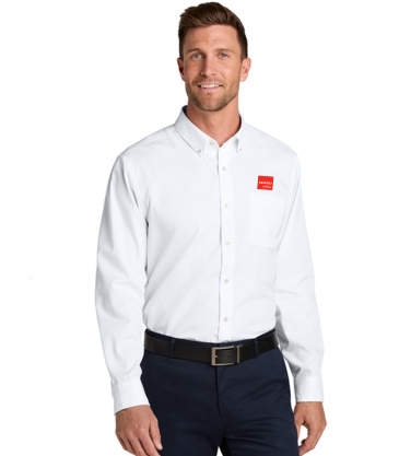 Port Authority® Long Sleeve Nailhead Easy Care Shirt