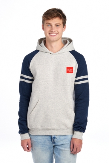 Jerzees® Unisex NuBlend® Varsity Colorblock Hooded Sweatshirt