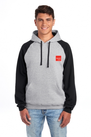 Jerzees® Unisex NuBlend® Colorblock Raglan Hoodie Sweatshirt