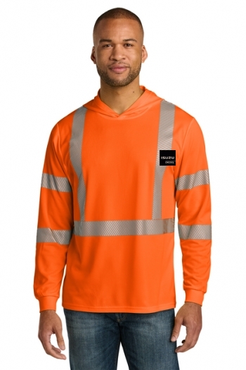 CornerStone® ANSI 107 Class 3 Segmented Tape Hooded Tee